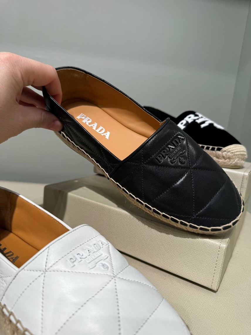 PRADA Espadrilles side view - Women's luxury Shoes