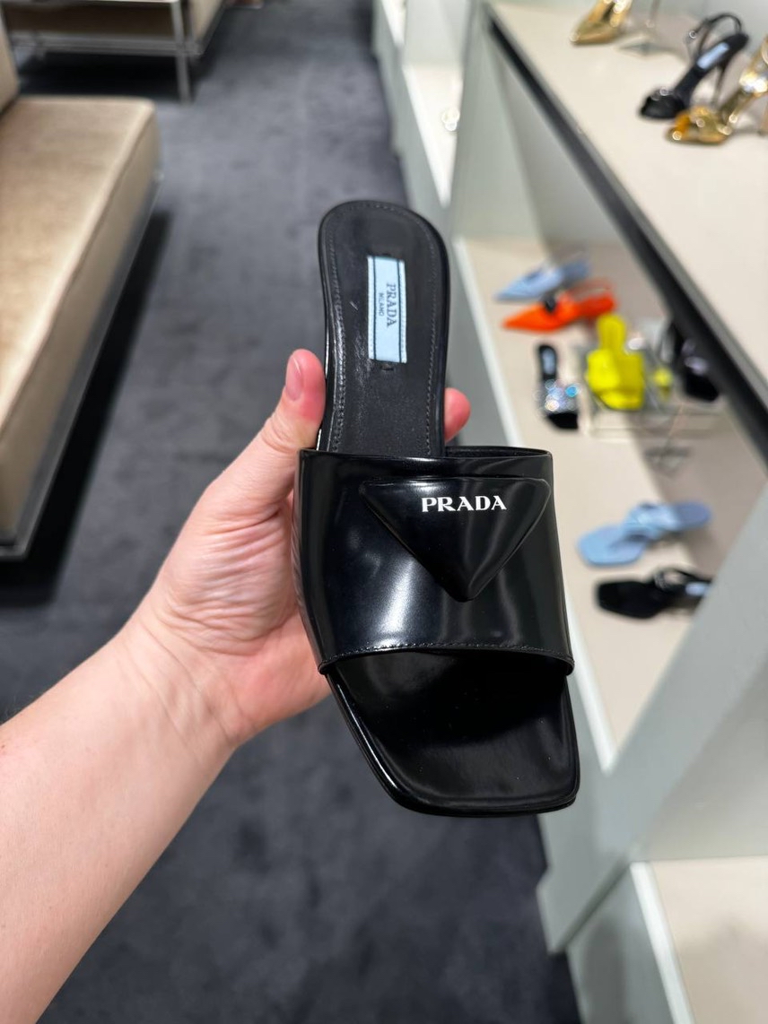 PRADA Sandals side view - Women's luxury Shoes