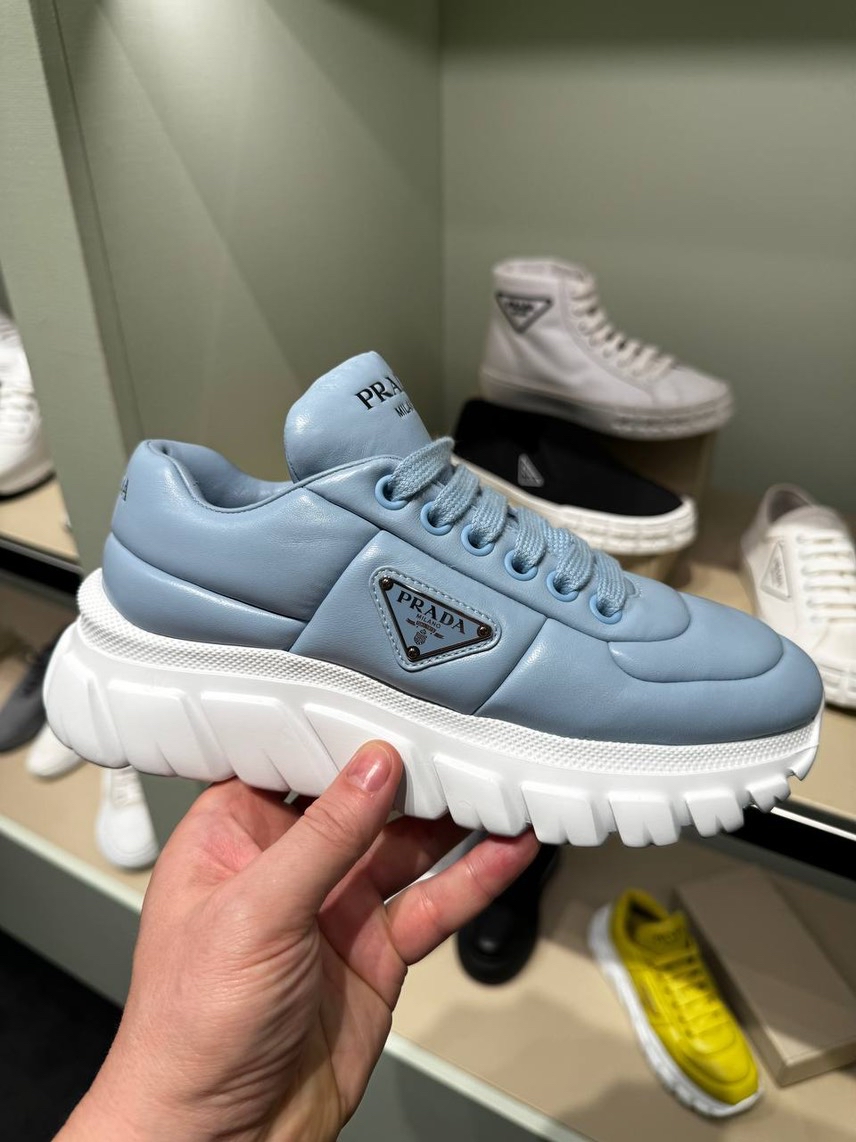 PRADA Sneakers side view - Women's luxury Shoes