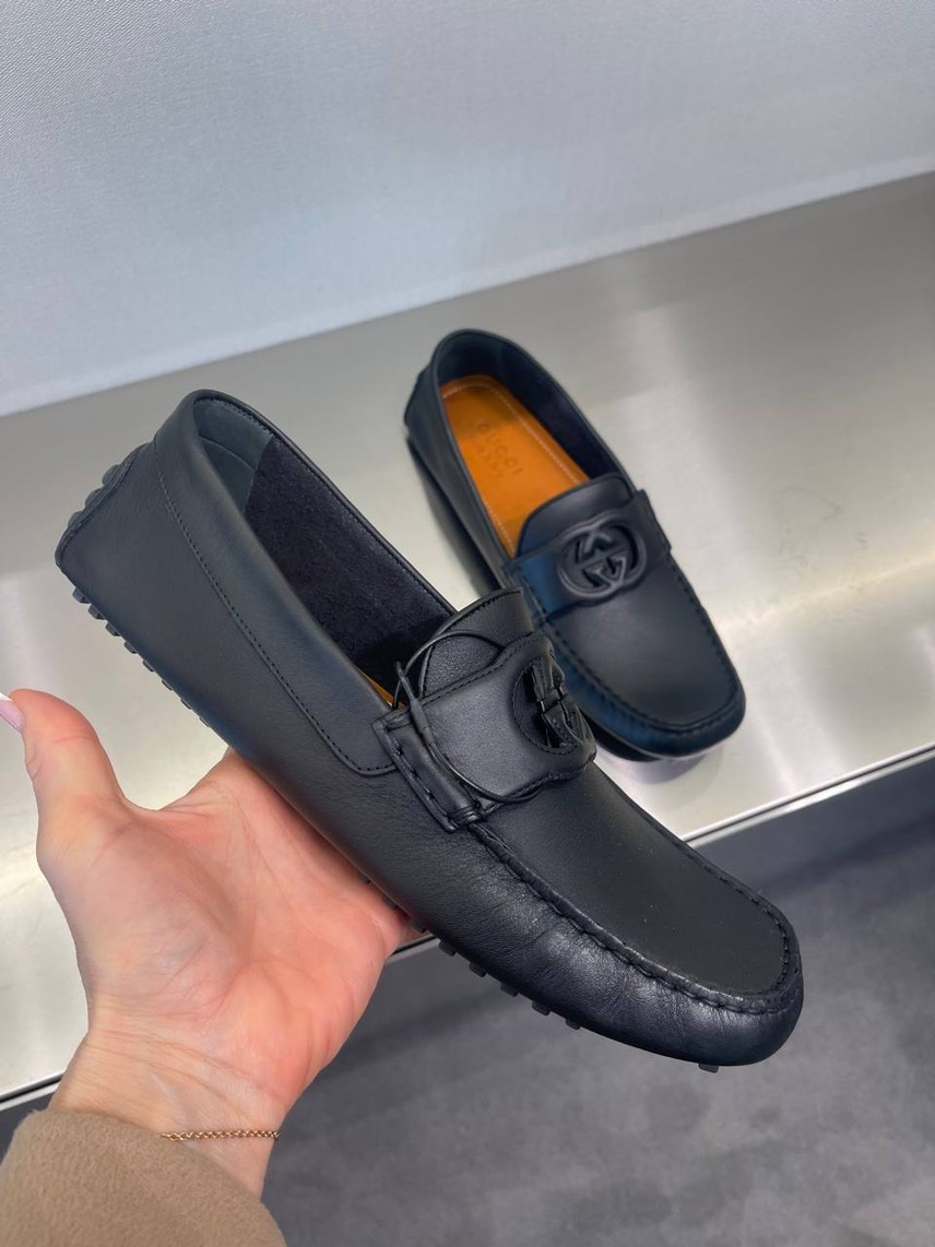 GUCCI Moccasins side view - Men's luxury Shoes