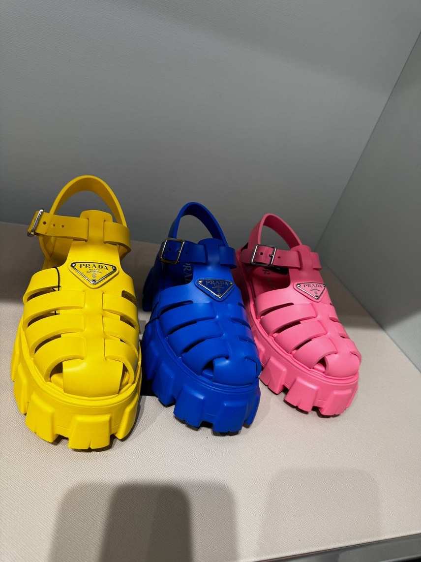 PRADA Sandals front view - Women's luxury Shoes