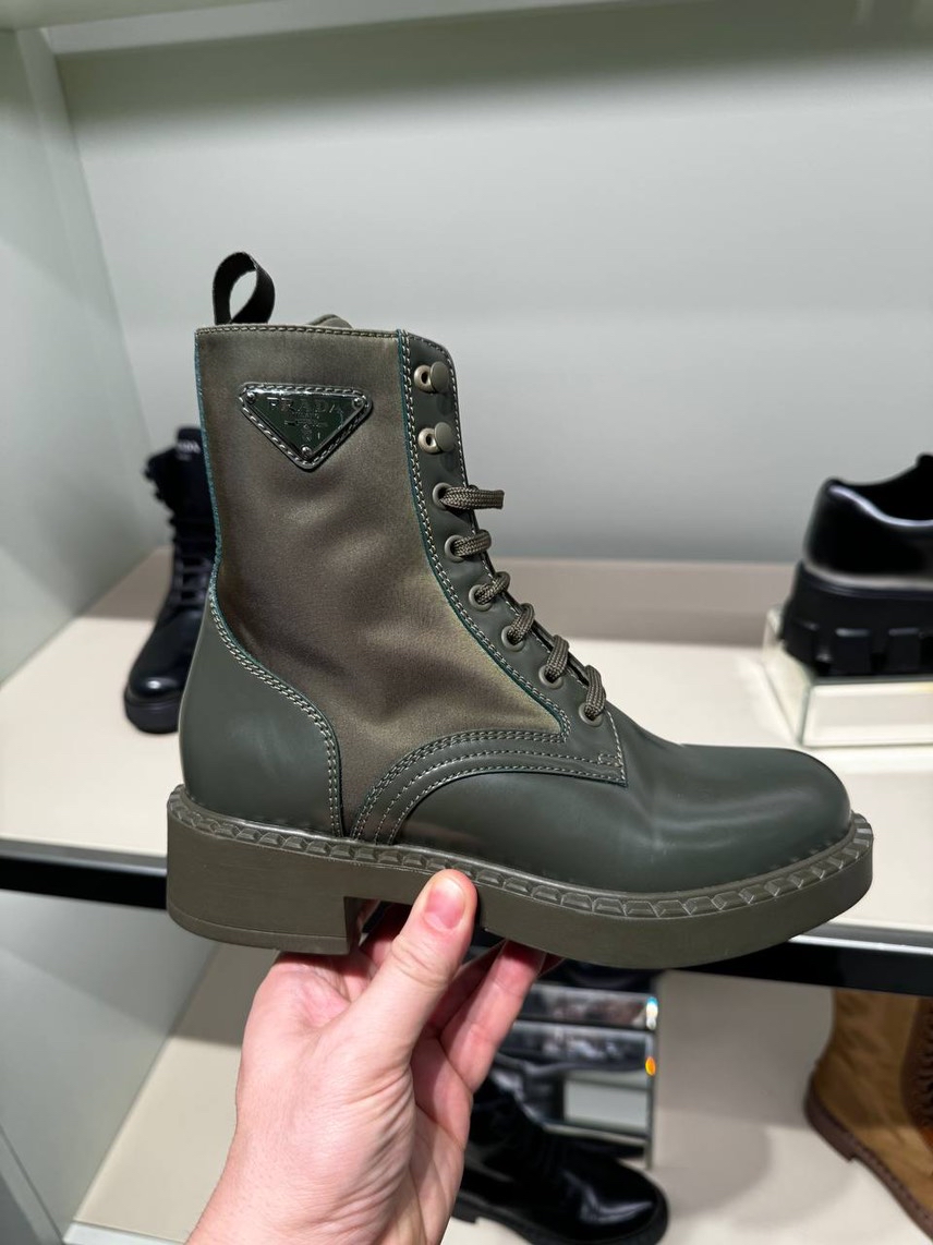 PRADA Boots front view - Women's luxury Shoes