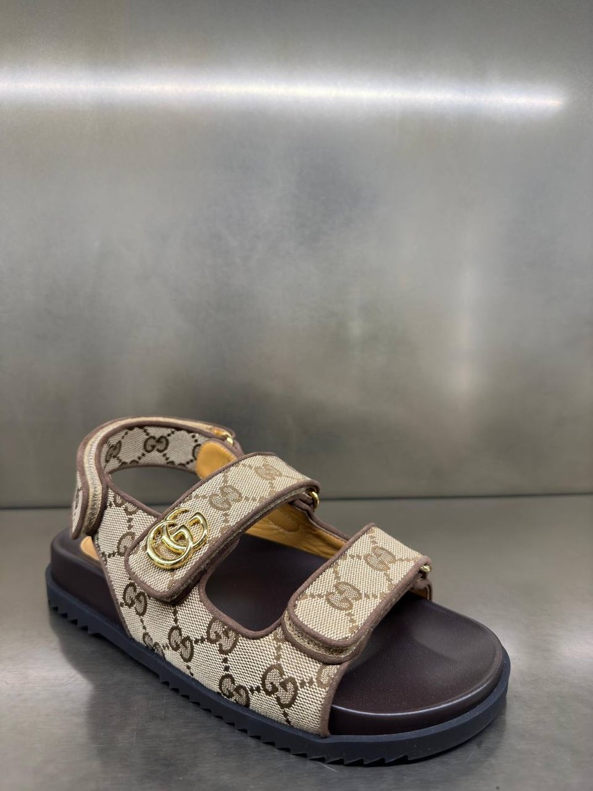 GUCCI Sandals side view - Women's luxury Shoes