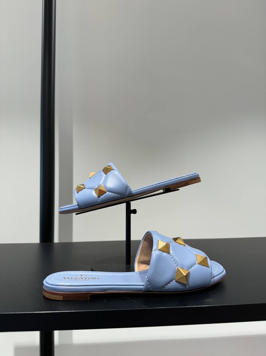 VALENTINO GARAVANI Slides side view - Women's luxury Shoes