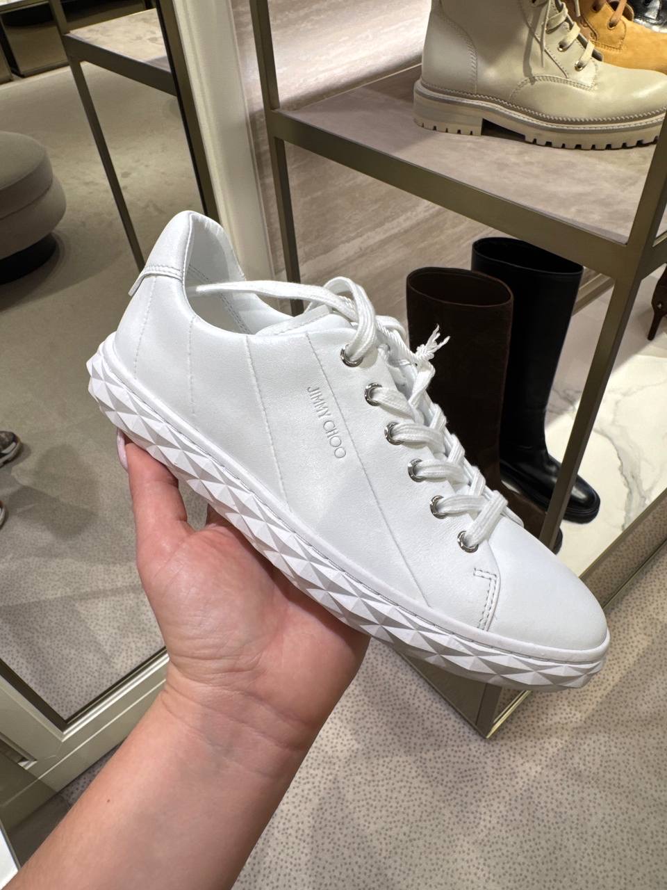 JIMMY CHOO Sneakers front view - Women's luxury Shoes