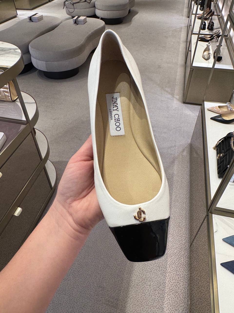 JIMMY CHOO Ballerinas side view - Women's luxury Shoes