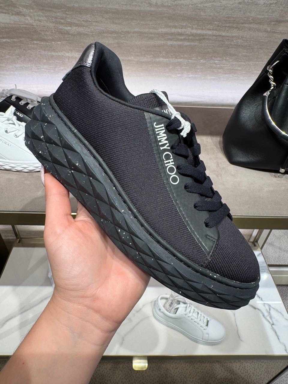 JIMMY CHOO Sneakers front view - Women's luxury Shoes