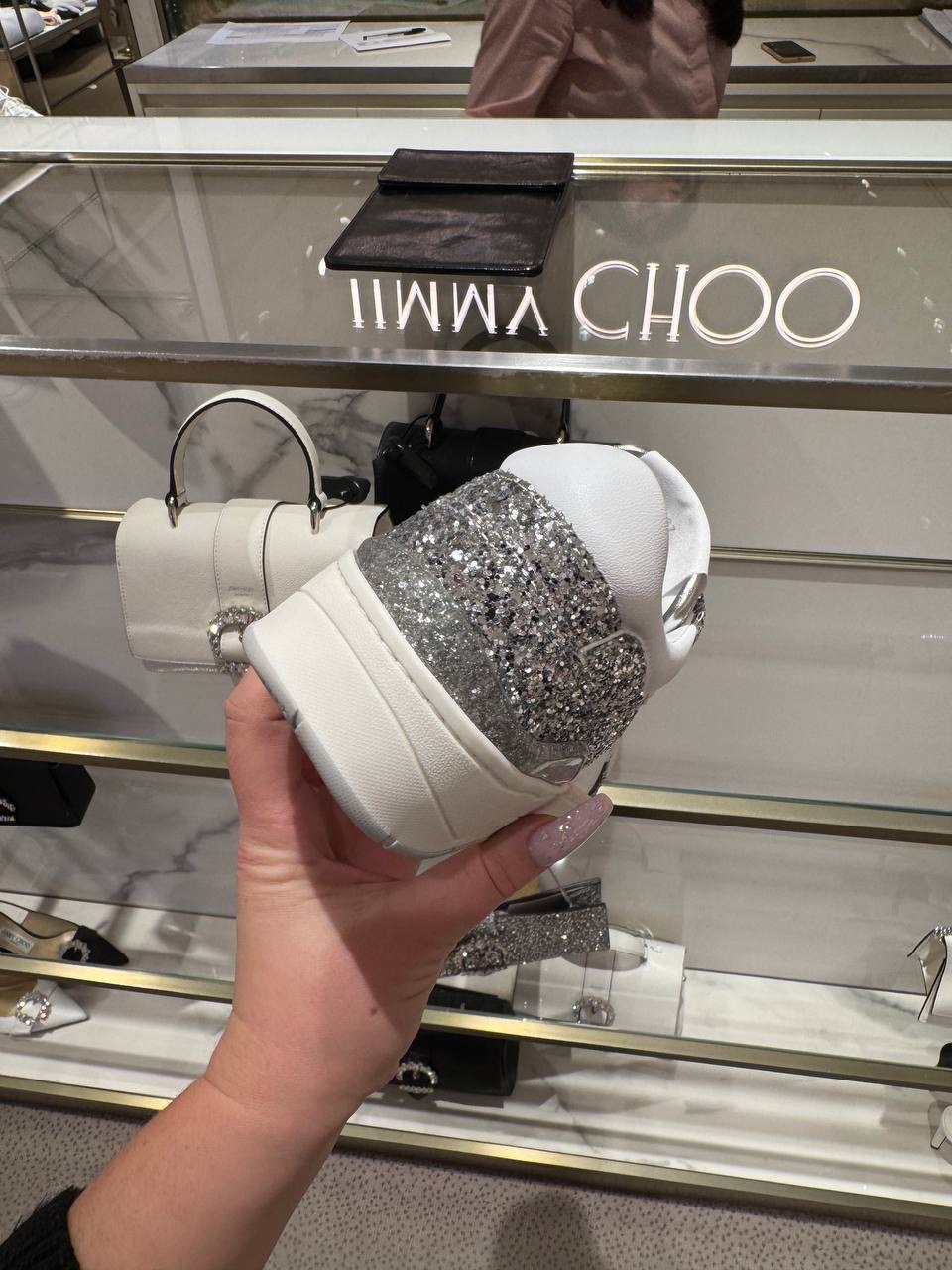 JIMMY CHOO Sneakers side view - Women's luxury Shoes
