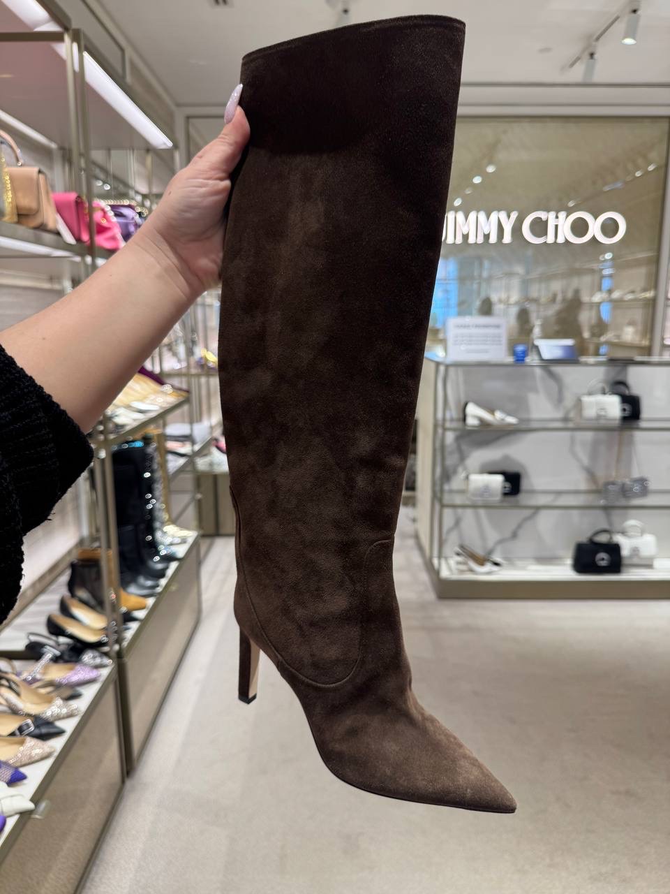 JIMMY CHOO Boots side view - Women's luxury Shoes