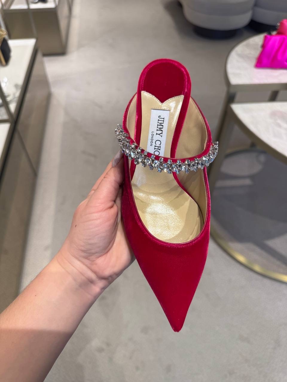 JIMMY CHOO Sandals side view - Women's luxury Shoes