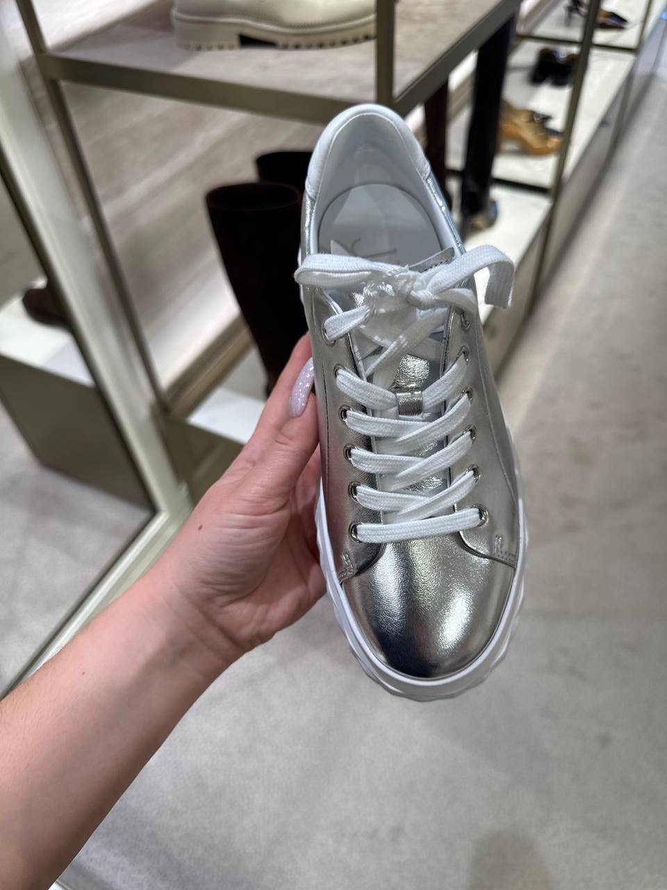 JIMMY CHOO Sneakers side view - Women's luxury Shoes