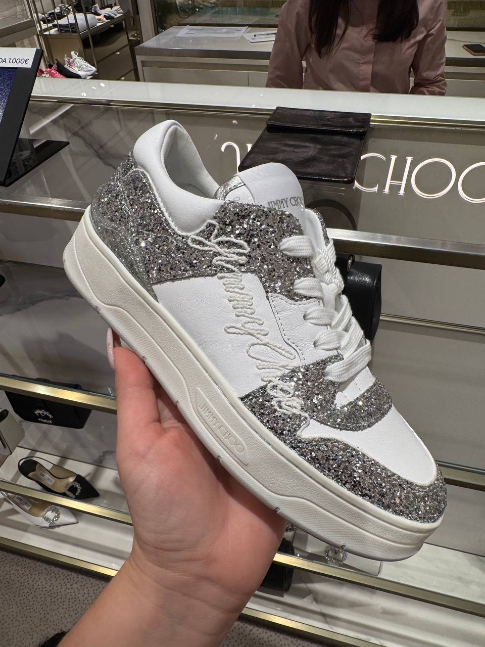 JIMMY CHOO Sneakers front view - Women's luxury Shoes