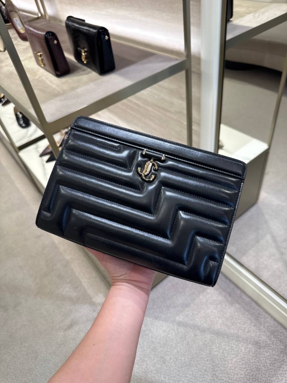 JIMMY CHOO Clutch bags front view - Women's luxury Bags