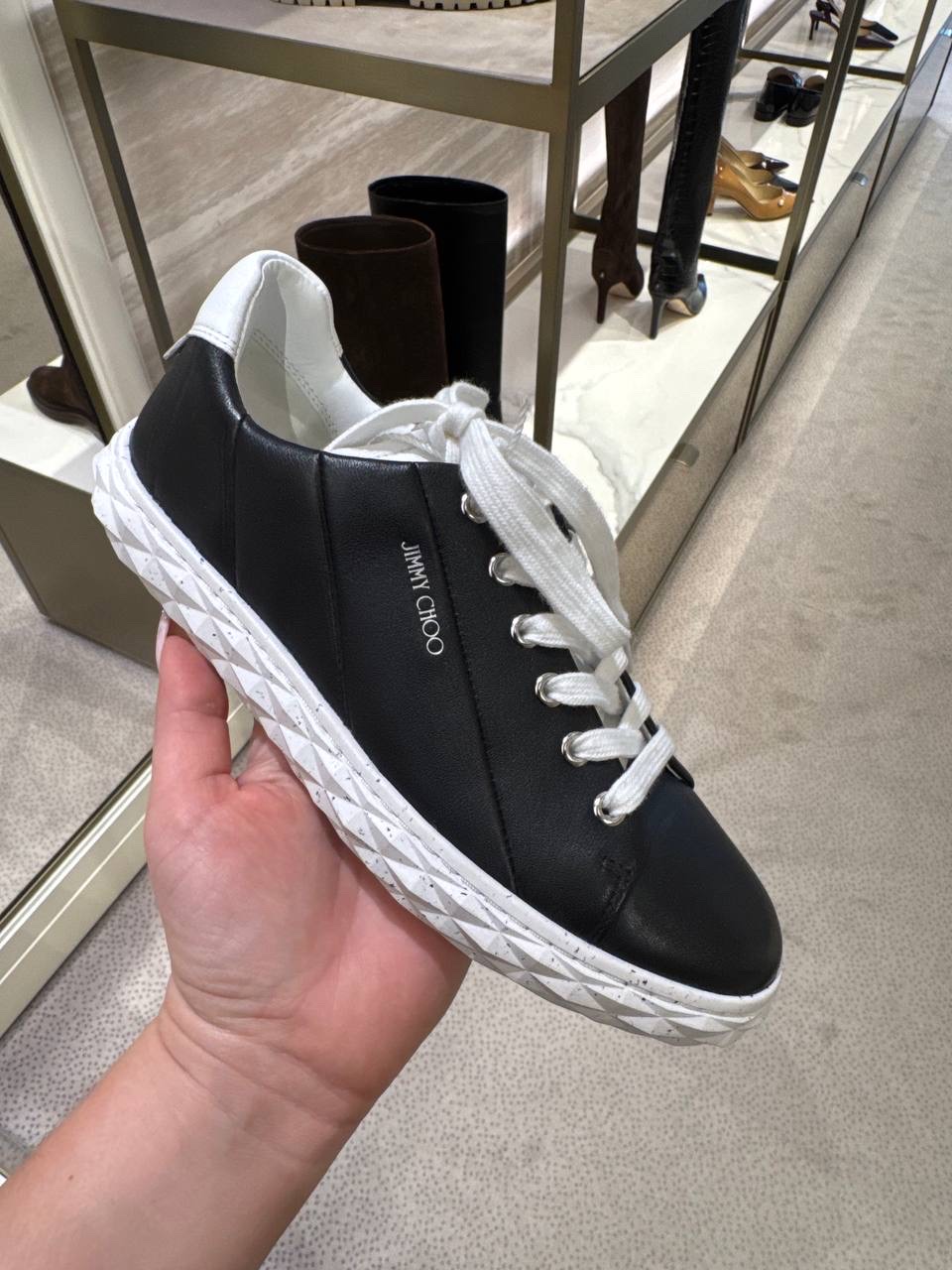 JIMMY CHOO Sneakers front view - Women's luxury Shoes