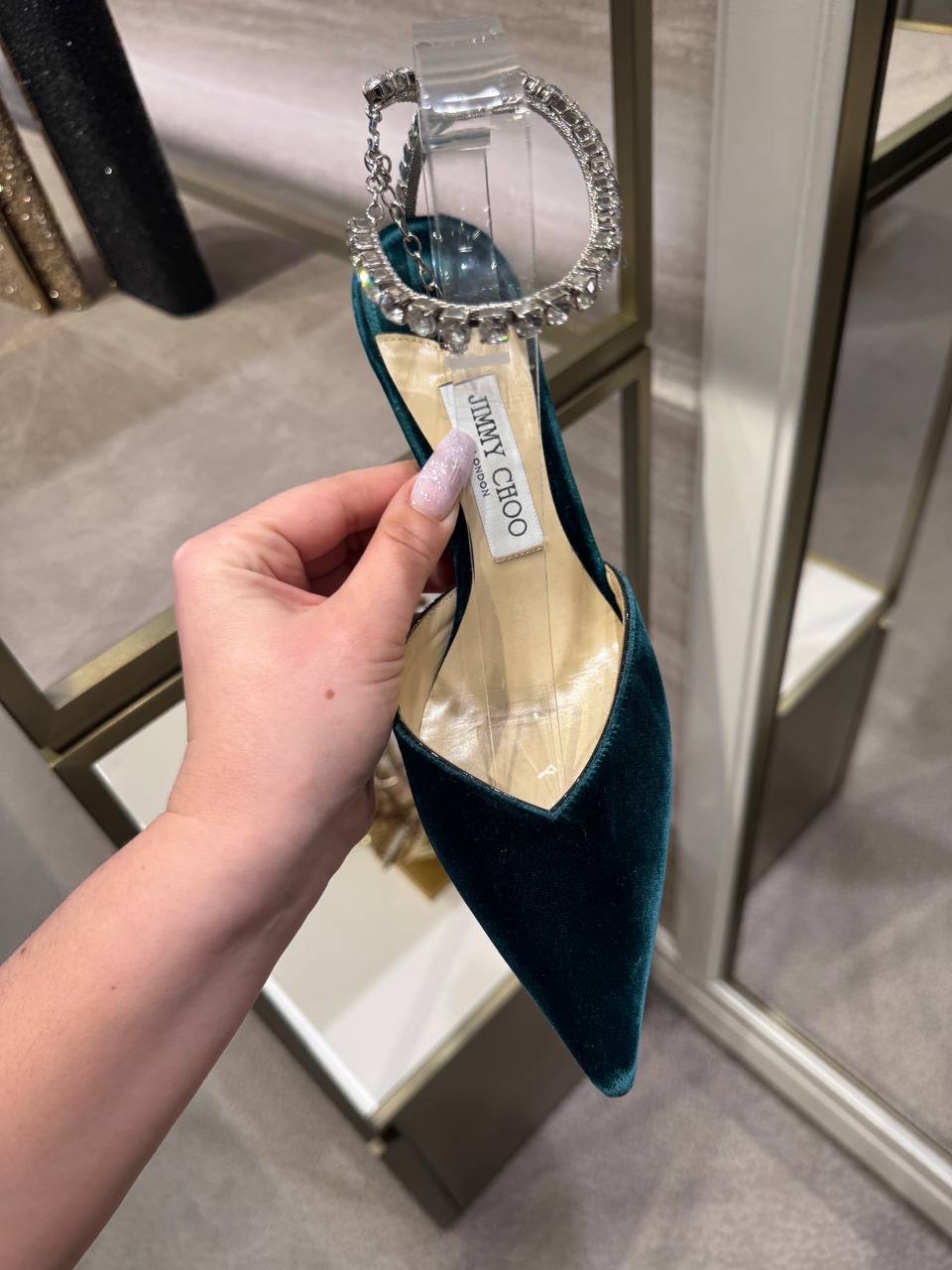 JIMMY CHOO Sandals side view - Women's luxury Shoes