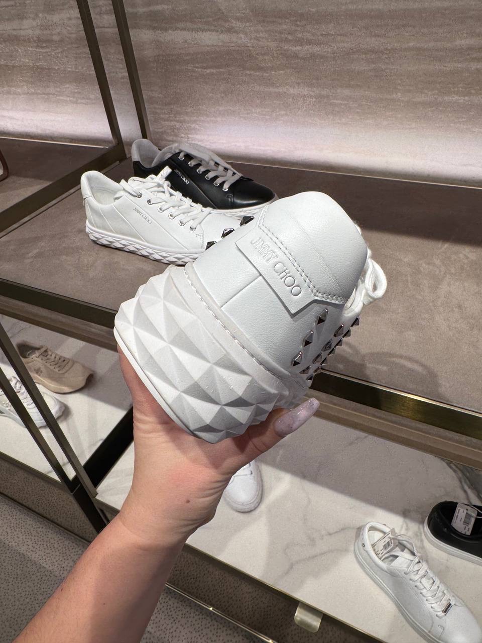JIMMY CHOO Sneakers side view - Women's luxury Shoes