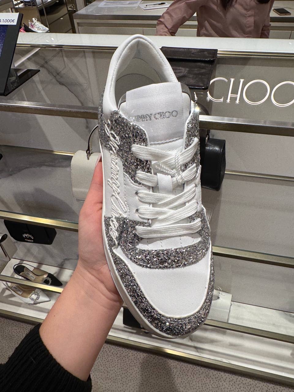 JIMMY CHOO Sneakers side view - Women's luxury Shoes