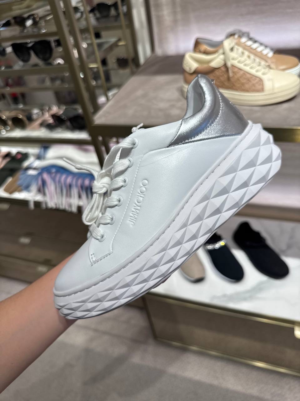 JIMMY CHOO Sneakers front view - Women's luxury Shoes