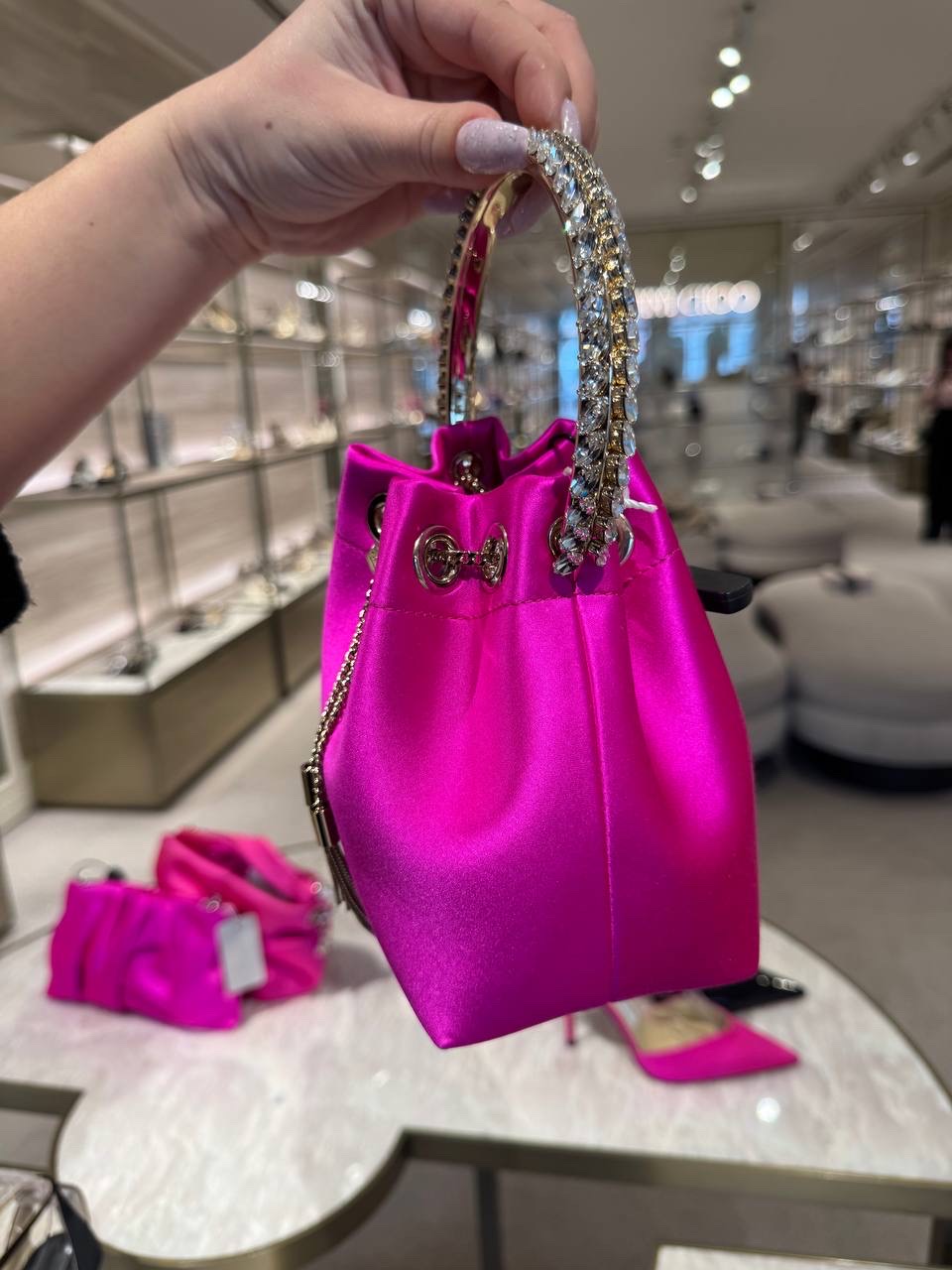 JIMMY CHOO Mini bags side view - Women's luxury Bags