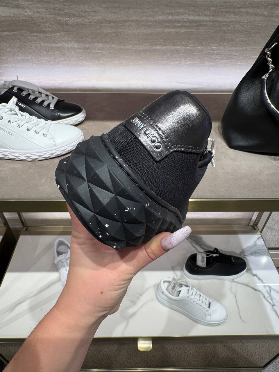 JIMMY CHOO Sneakers side view - Women's luxury Shoes