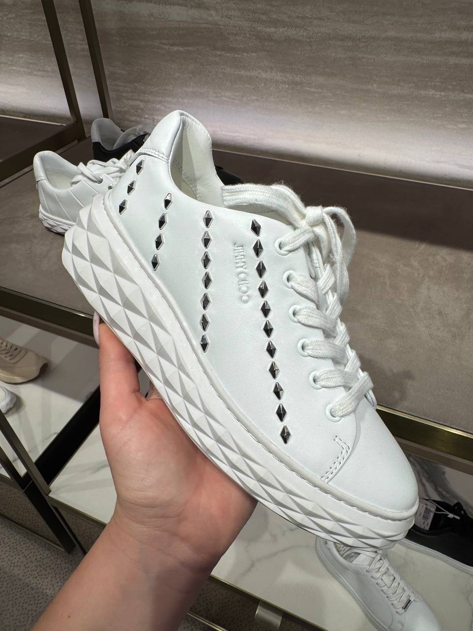 JIMMY CHOO Sneakers front view - Women's luxury Shoes
