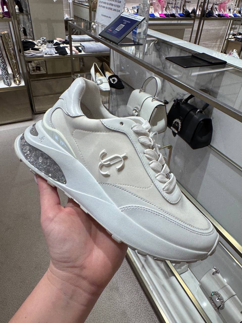 JIMMY CHOO Sneakers front view - Women's luxury Shoes