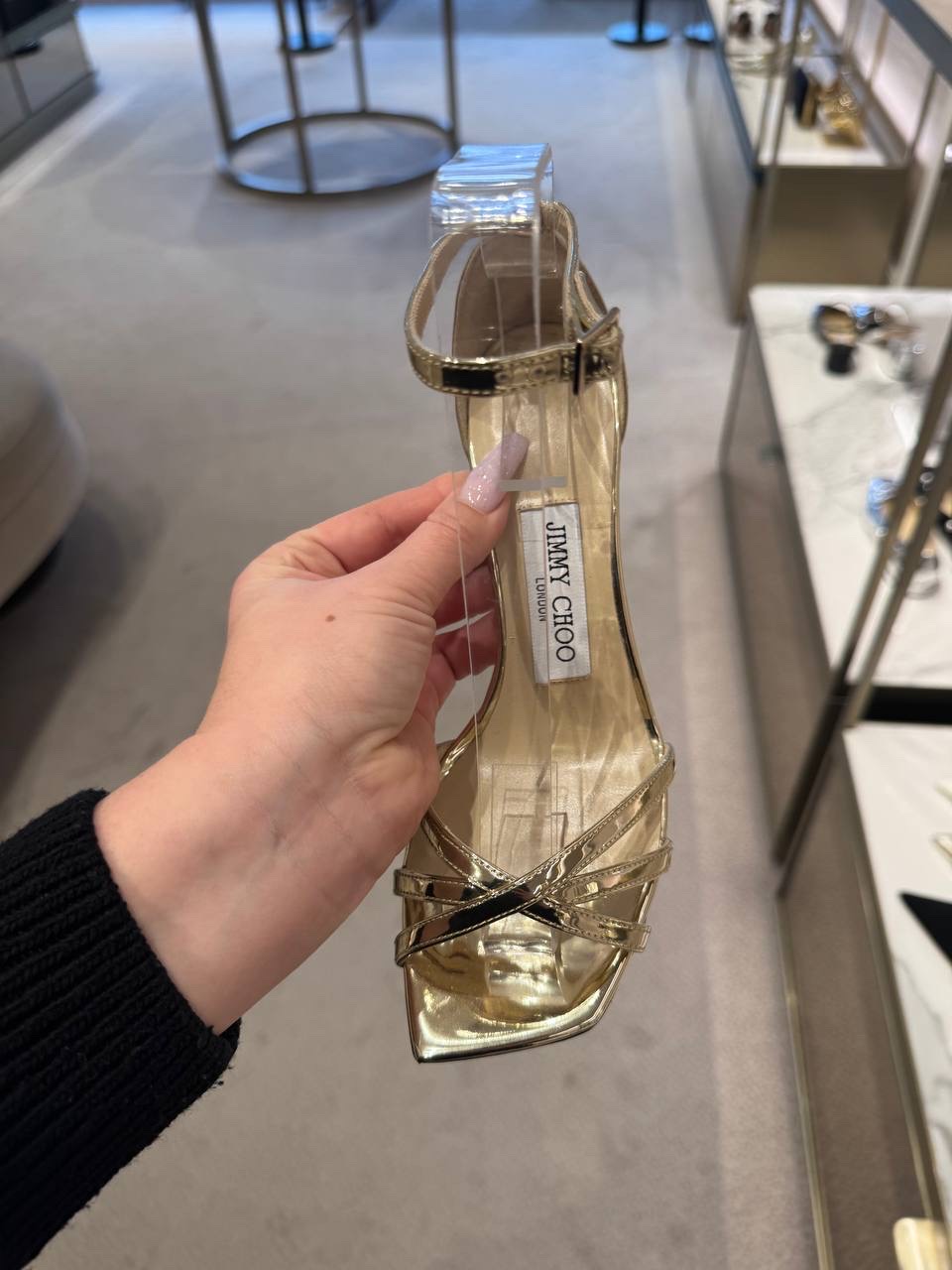 JIMMY CHOO Sandals side view - Women's luxury Shoes