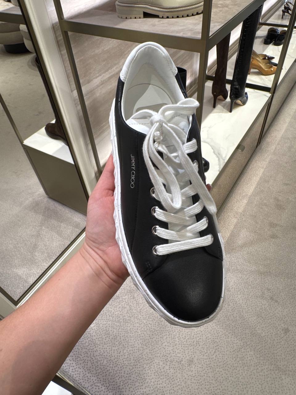 JIMMY CHOO Sneakers side view - Women's luxury Shoes