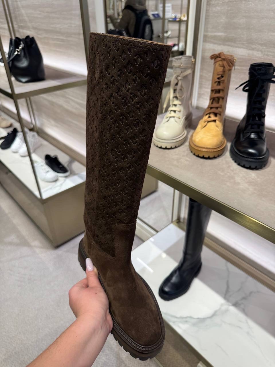 JIMMY CHOO Boots side view - Women's luxury Shoes