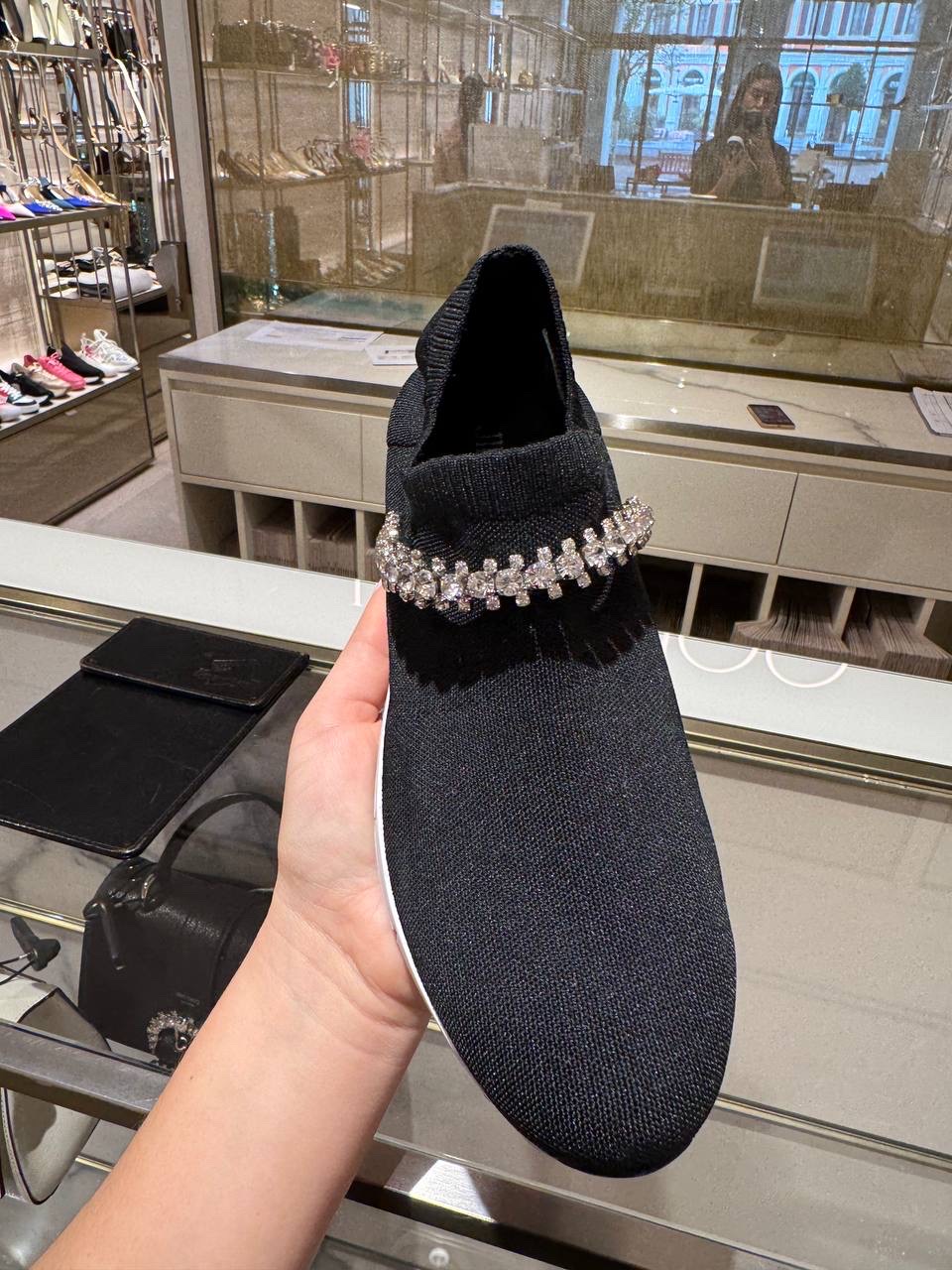 JIMMY CHOO Sneakers side view - Women's luxury Shoes