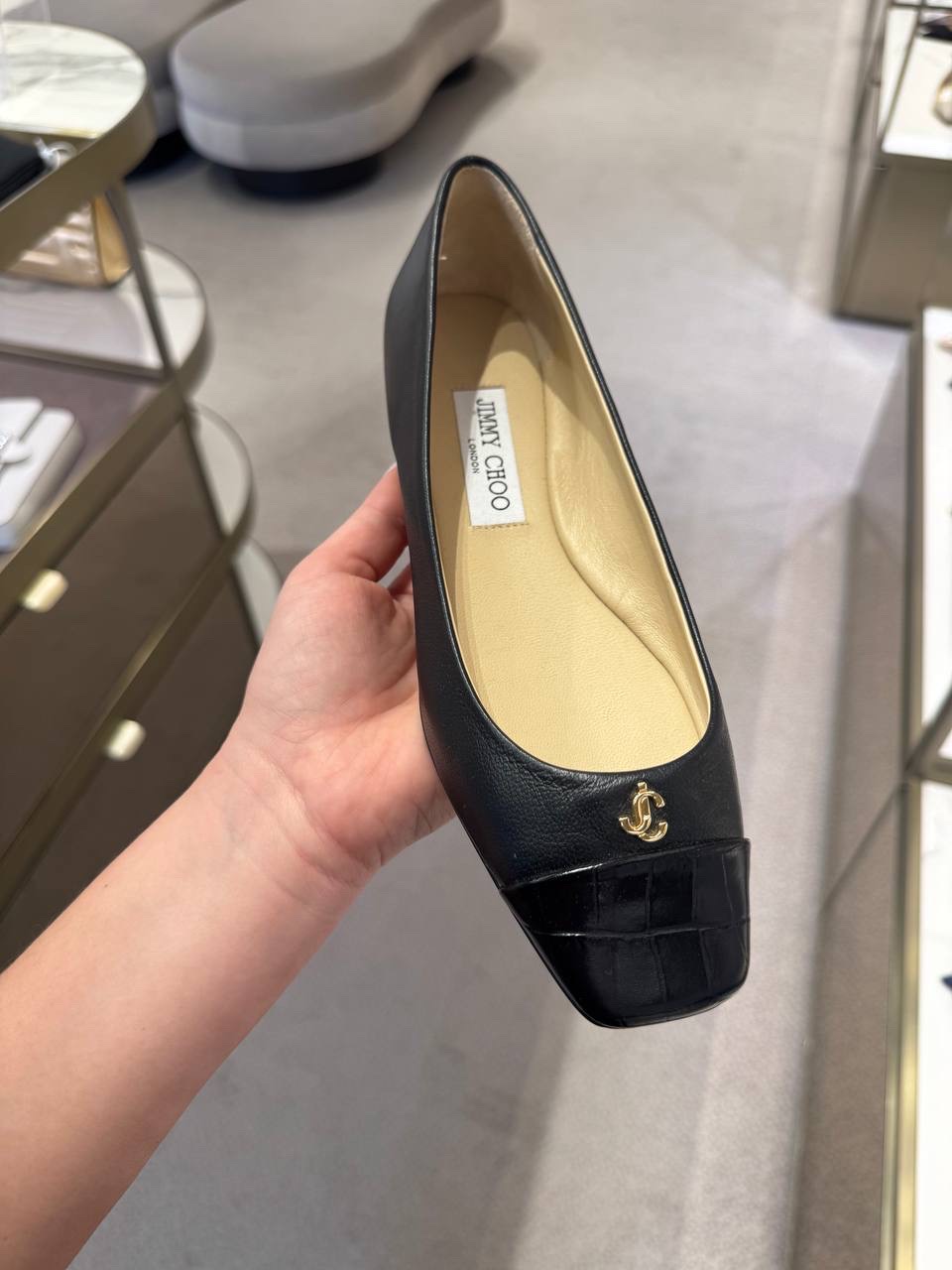 JIMMY CHOO Ballerinas side view - Women's luxury Shoes