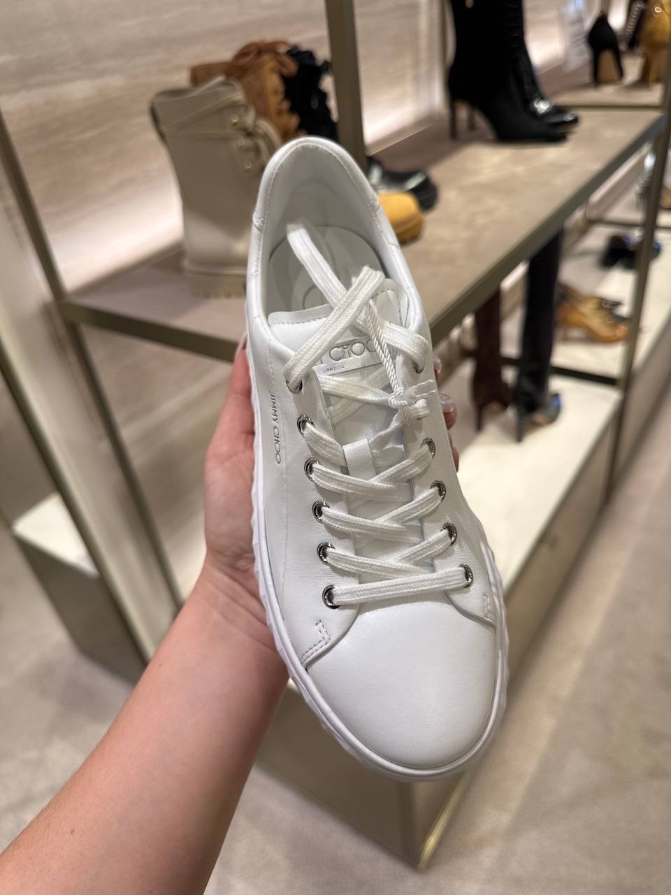 JIMMY CHOO Sneakers side view - Women's luxury Shoes