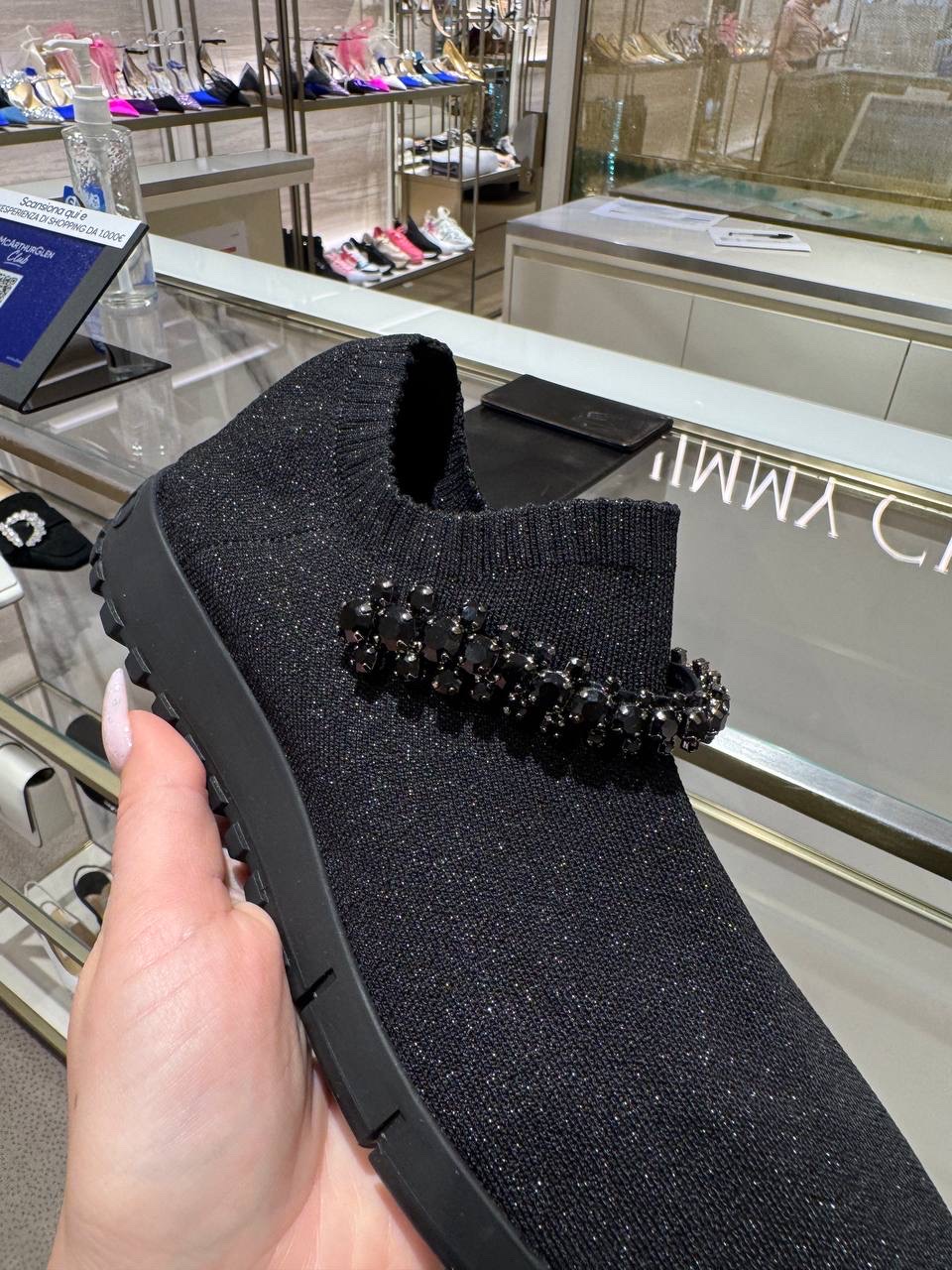 JIMMY CHOO Sneakers side view - Women's luxury Shoes