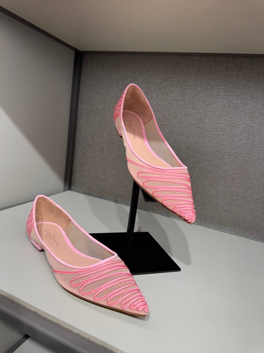 EMPORIO ARMANI Ballerinas side view - Women's luxury Shoes