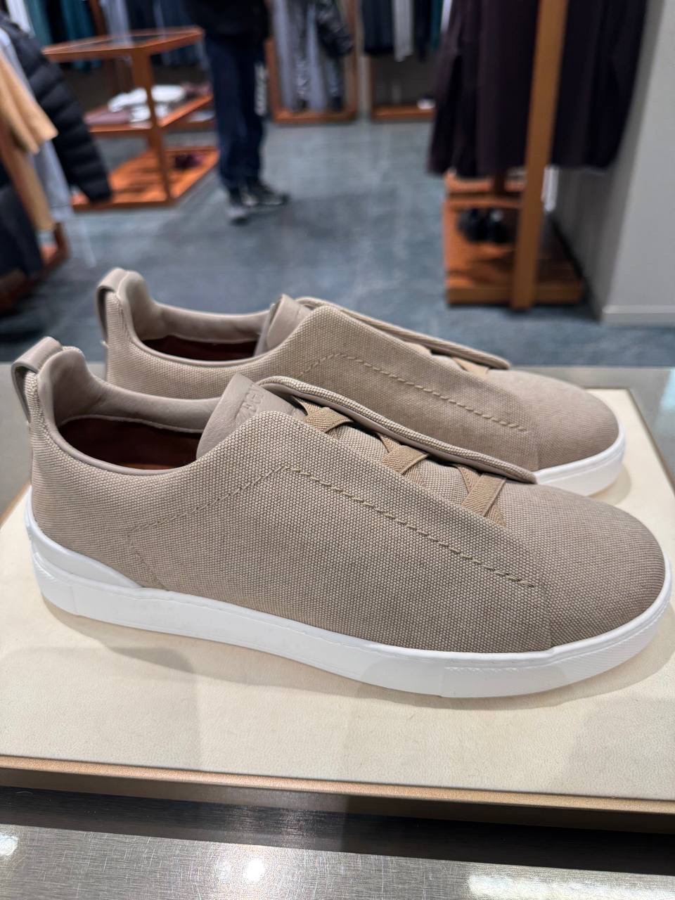 ERMENEGILDO ZEGNA Sneakers front view - Men's luxury Shoes