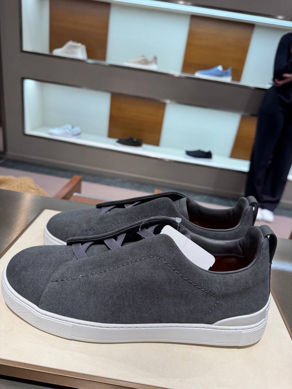 ERMENEGILDO ZEGNA Sneakers front view - Men's luxury Shoes