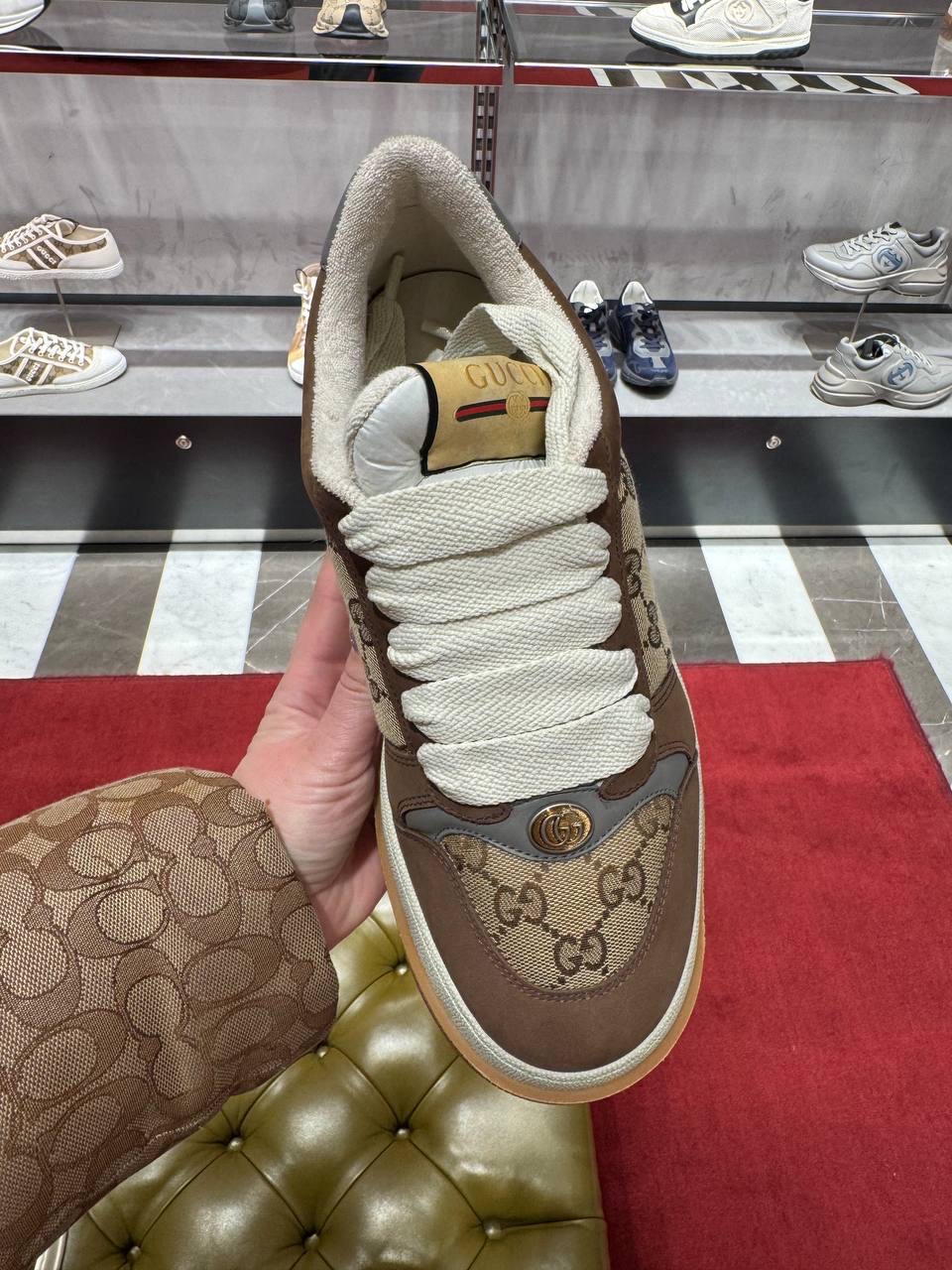 GUCCI Sneakers side view - Men's luxury Shoes
