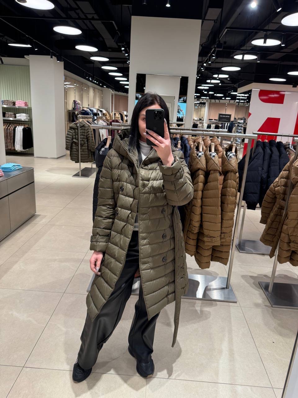 BURBERRY Down jacket front view - Women's luxury Clothes