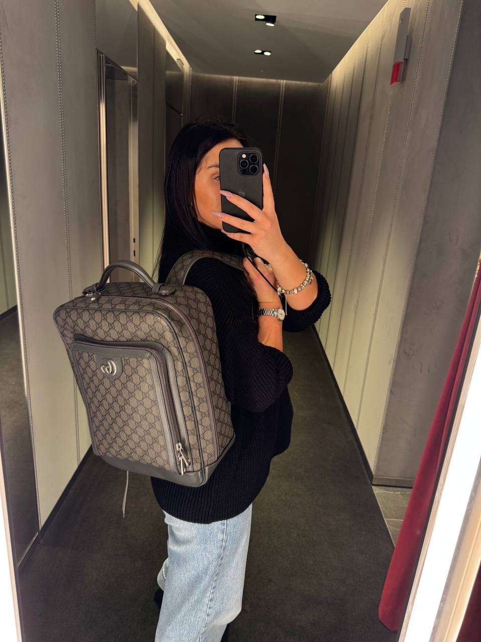 GUCCI Backpack side view - unisex luxury Bags