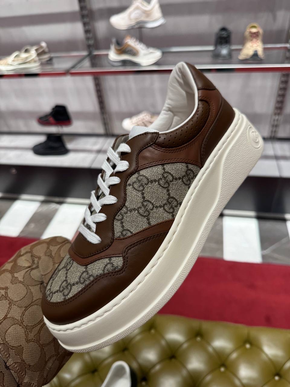 GUCCI Sneakers front view - Men's luxury Shoes