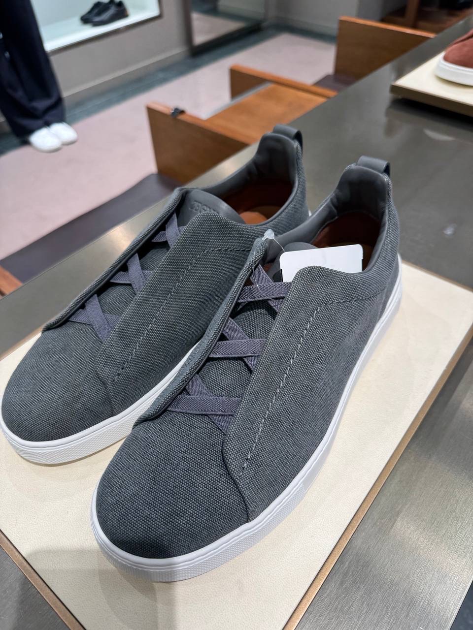 ERMENEGILDO ZEGNA Sneakers side view - Men's luxury Shoes