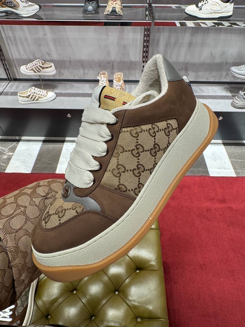 GUCCI Sneakers front view - Men's luxury Shoes
