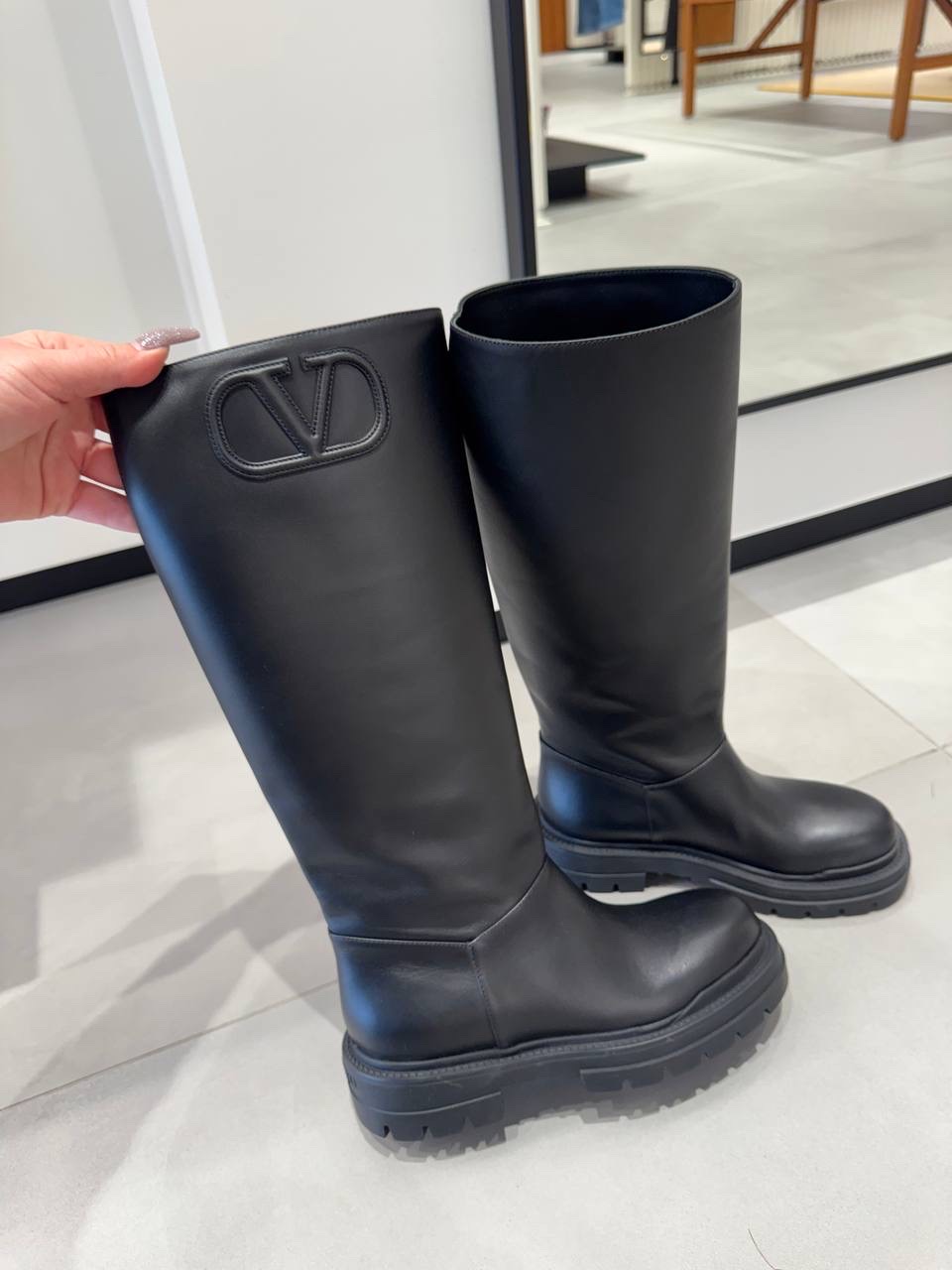 VALENTINO GARAVANI Boots front view - Women's luxury Shoes