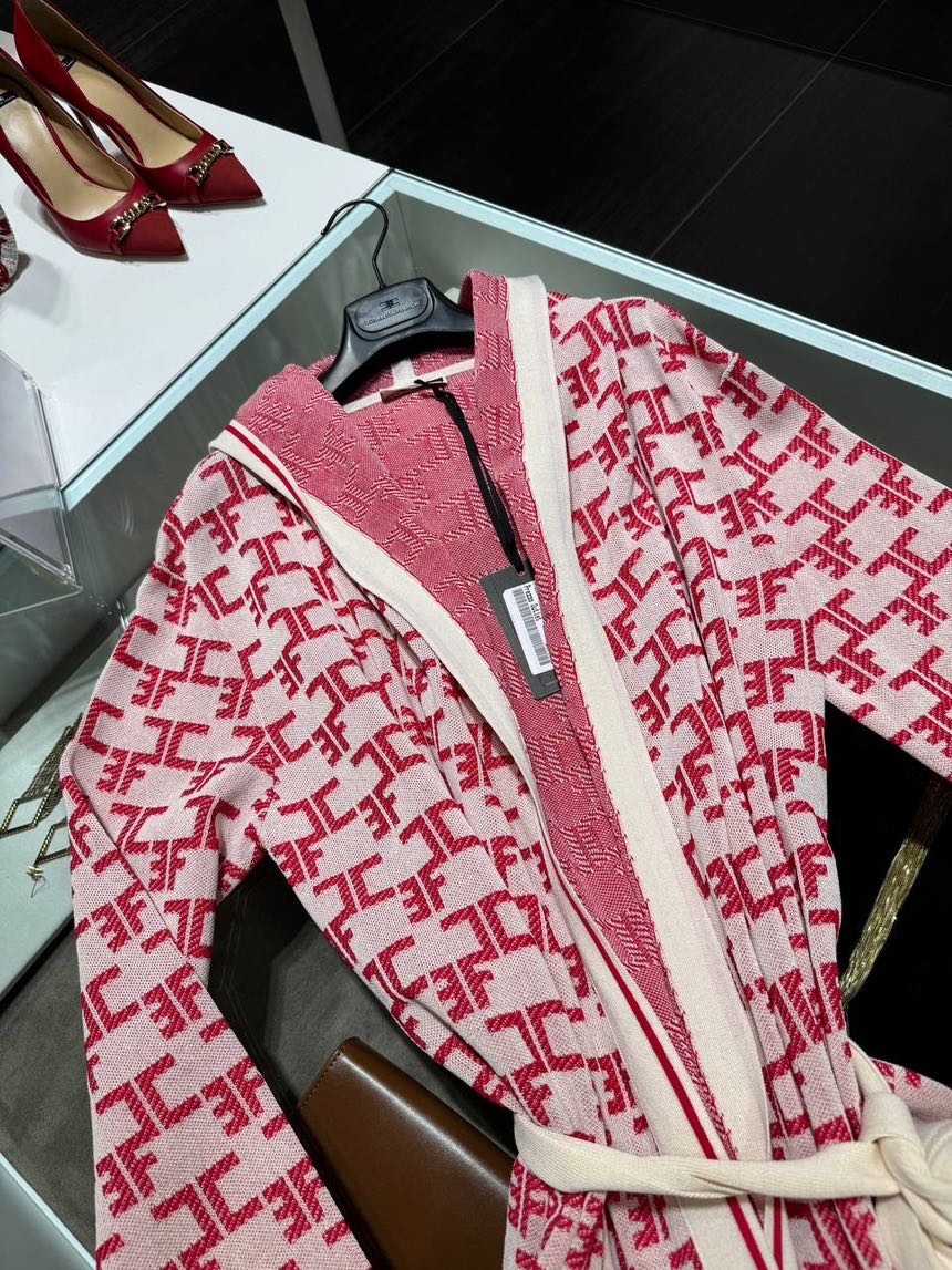 ELISABETTA FRANCHI Cardigans side view - Women's luxury Clothes
