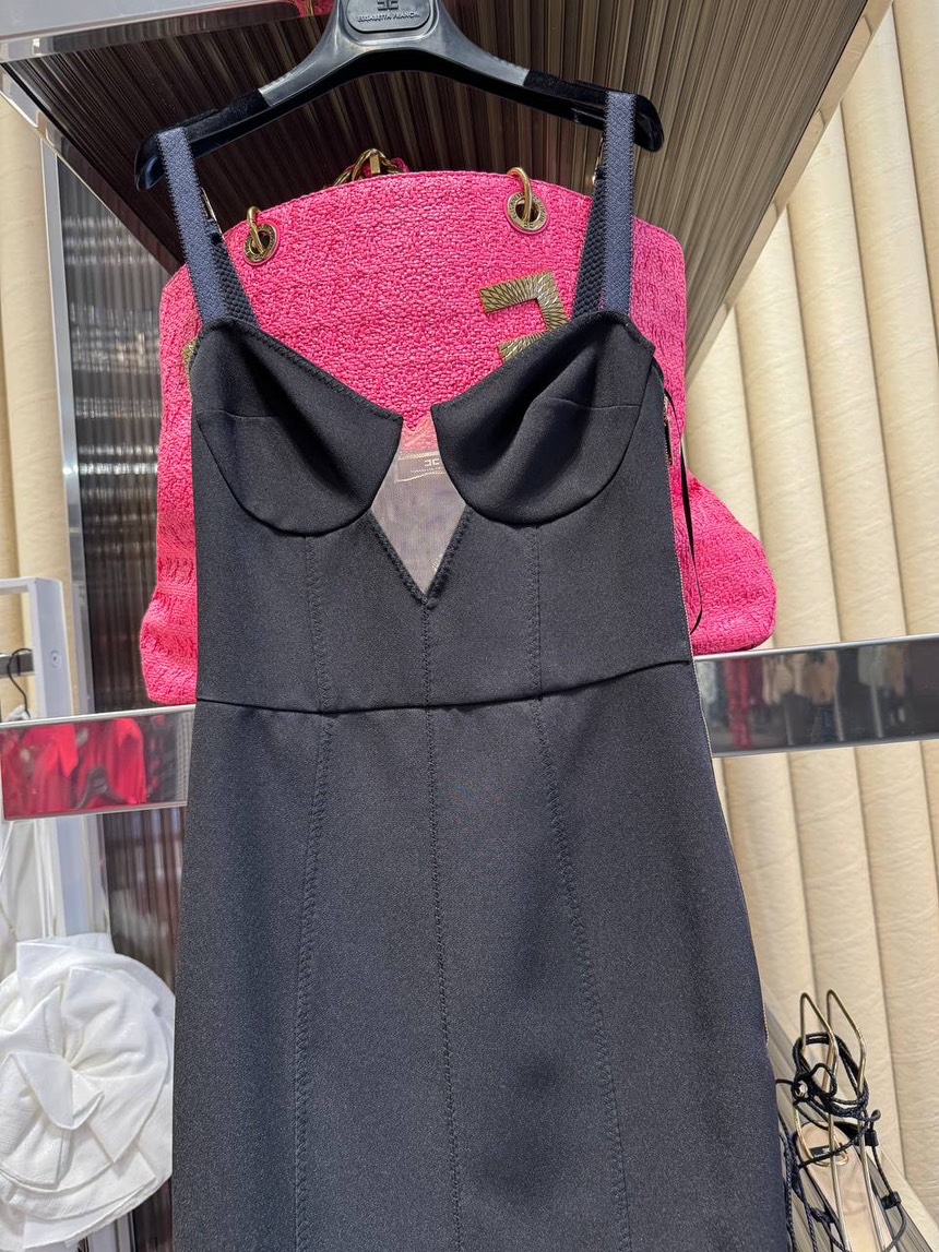 ELISABETTA FRANCHI Dresses side view - Women's luxury Clothes