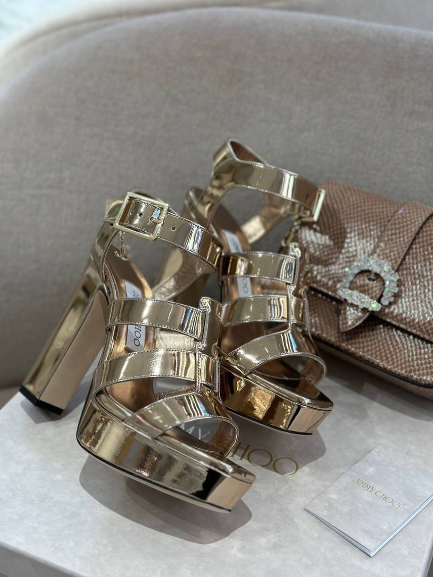 JIMMY CHOO Sandals side view - Women's luxury Shoes