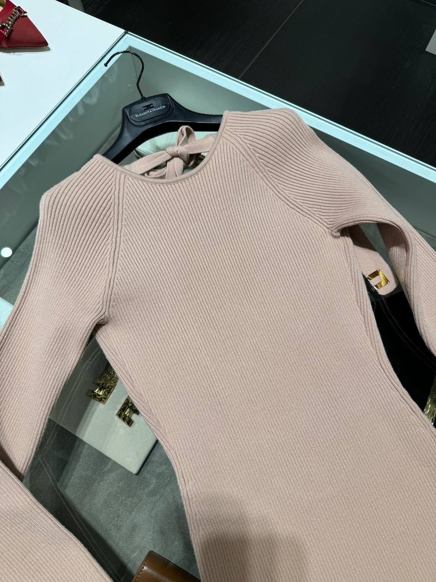 ELISABETTA FRANCHI Dresses side view - Women's luxury Clothes