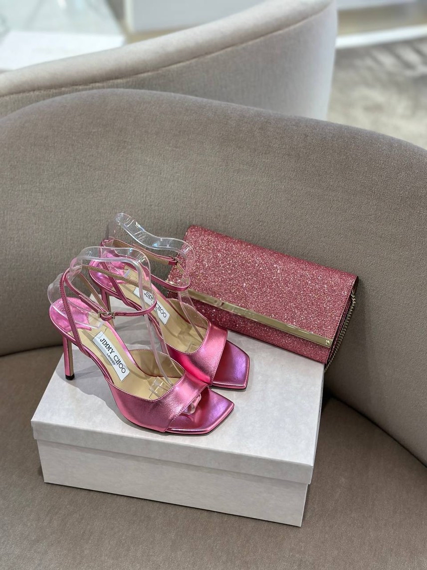 JIMMY CHOO Sandals side view - Women's luxury Shoes