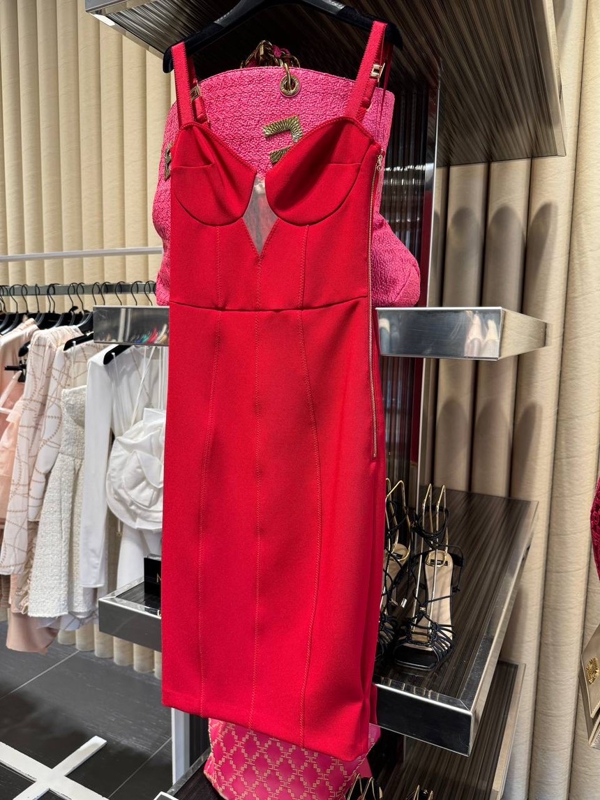 ELISABETTA FRANCHI Dresses side view - Women's luxury Clothes