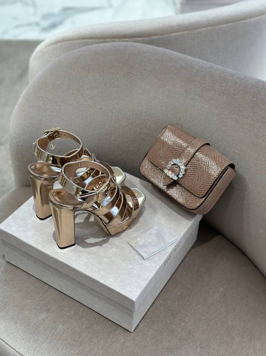 JIMMY CHOO Sandals side view - Women's luxury Shoes